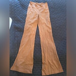 Lululemon groove high rise flare pants with split hem
